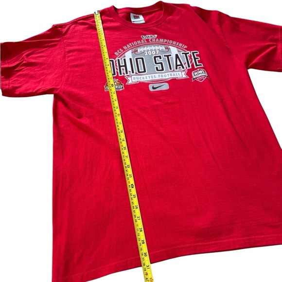 Vintage Team Nike Ohio State Buckeyes Football 2007 T Shirt Men Size Large - Picture 2 of 4